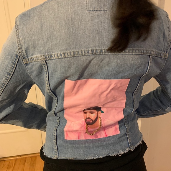 Drake “on my word behaviour” denim jacket - Picture 3 of 3